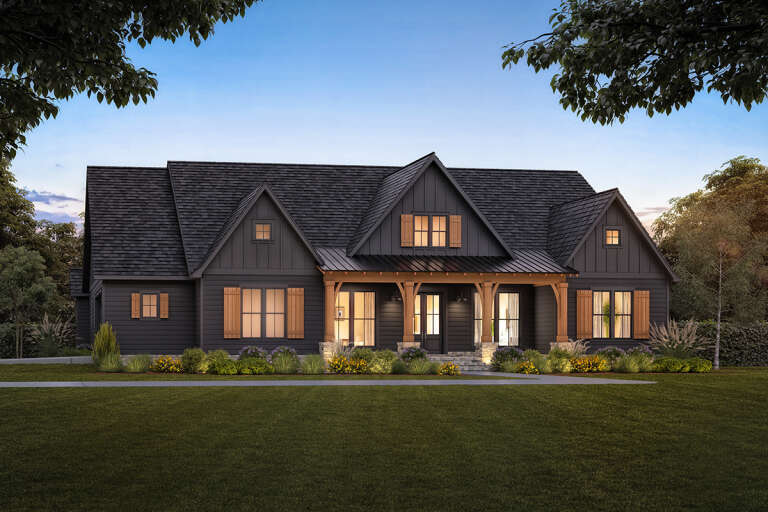 The Midnight Mansion front elevation