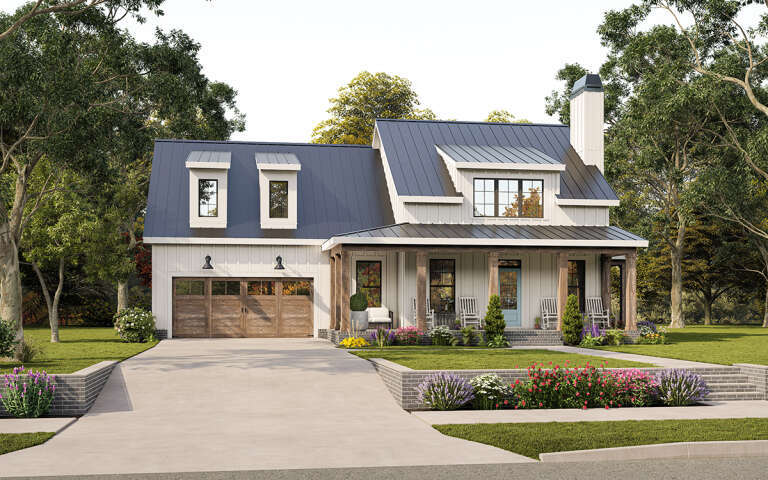The Cottonwood Farm front elevation